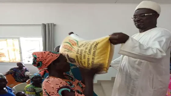 Cérémonie de distribution des dons aux sinistrés de Datcheka